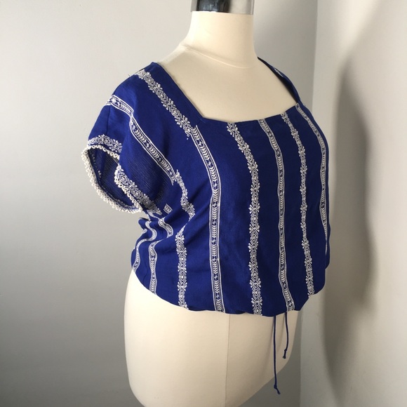 A Beautiful Soul embroidery square neck drawstring - Picture 13 of 15